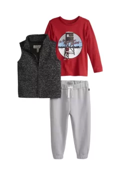 Best Pirce 🛒 Ocean + Coast® Baby Boys Sweater Vest, 👕 Shirt and Pant Set 👏 -Ocean & Coast Sales Store Belk 785