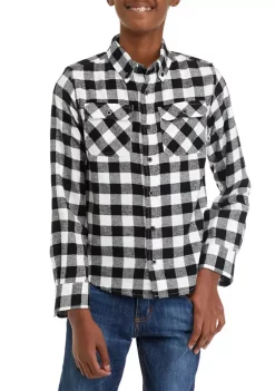 Brand new ❤️ Ocean + Coast® Boys 8-20 Long Sleeve Plaid Flannel 👕 Shirt ❤️ -Ocean & Coast Sales Store Belk 809