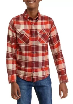 Brand new ❤️ Ocean + Coast® Boys 8-20 Long Sleeve Plaid Flannel 👕 Shirt ❤️ -Ocean & Coast Sales Store Belk 811