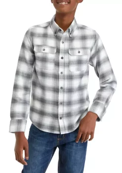 Brand new ❤️ Ocean + Coast® Boys 8-20 Long Sleeve Plaid Flannel 👕 Shirt ❤️ -Ocean & Coast Sales Store Belk 812