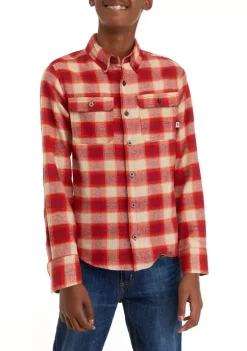 Brand new ❤️ Ocean + Coast® Boys 8-20 Long Sleeve Plaid Flannel 👕 Shirt ❤️ -Ocean & Coast Sales Store Belk 814