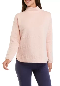 Flash Sale 💯 Ocean + Coast® 👩 Women's Long Sleeve Quilted Turtleneck Sweater 😉 -Ocean & Coast Sales Store Belk 820