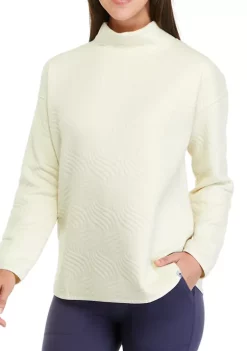 Flash Sale 💯 Ocean + Coast® 👩 Women's Long Sleeve Quilted Turtleneck Sweater 😉 -Ocean & Coast Sales Store Belk 821