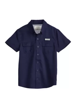 Hot Sale 🔥 Ocean + Coast® Boys 8-20 Short Sleeve Fishing 👚 Shirt 🔥 -Ocean & Coast Sales Store Belk 858