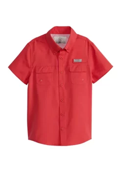 Hot Sale 🔥 Ocean + Coast® Boys 8-20 Short Sleeve Fishing 👚 Shirt 🔥 -Ocean & Coast Sales Store Belk 859