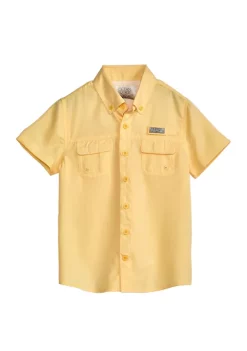 Hot Sale 🔥 Ocean + Coast® Boys 8-20 Short Sleeve Fishing 👚 Shirt 🔥 -Ocean & Coast Sales Store Belk 862