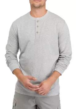 Cheap 👍 Ocean + Coast® Long Sleeve Jaspe Henley 👕 Shirt 🔔 -Ocean & Coast Sales Store Belk 9