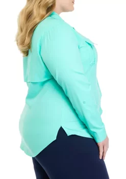 Wholesale ⌛ Ocean + Coast® Plus Size Long Sleeve Fishing 👕 Shirt 😀 -Ocean & Coast Sales Store Belk 922