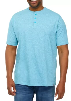 Best Pirce 🥰 Ocean + Coast® Big & Tall Short Sleeve Henley 👚 Shirt 😀 -Ocean & Coast Sales Store Belk 979