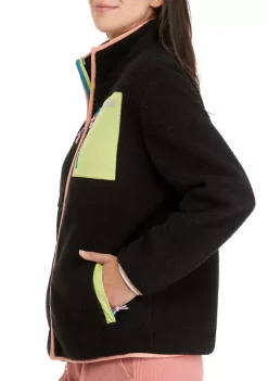 Outlet ✔️ Ocean + Coast® 👩 Women's Sherpa Full Zip Jacket 👍 -Ocean & Coast Sales Store Belk 98