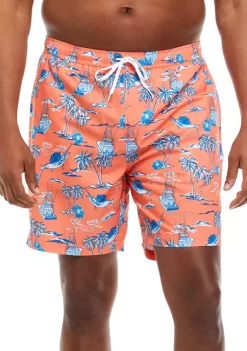 Brand new 🌟 Ocean + Coast® Big & Tall Printed Swim Trunks 🤩 -Ocean & Coast Sales Store Belk 989