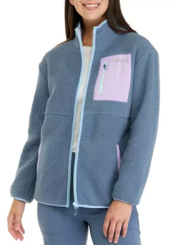Outlet ✔️ Ocean + Coast® 👩 Women's Sherpa Full Zip Jacket 👍 -Ocean & Coast Sales Store Belk 99